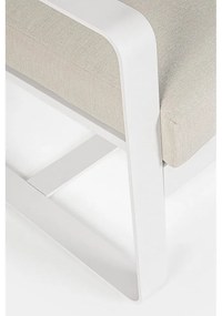 Biela hliníková záhradná pohovka Merrigan – Bizzotto