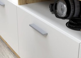 Obývacia stena Jacky, dub artisan/biela