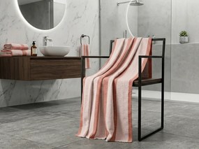 Rýchloschnúci uterák VELMORA 50x100 cm ružový, 100% mikrovlákno