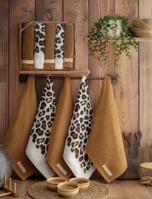 INTERMEDIC SK Utierky s leopardím vzorom – balenie 5 ks