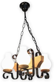 Brilagi - Luster na reťazi QUEEN 4xE14/40W/230V buk