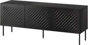 TV stolík Siena 150 cm čierny