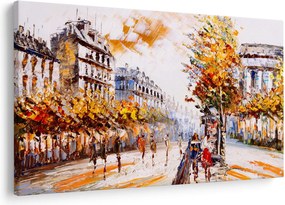 Obraz - Ulica v Paríži (90x60 cm)