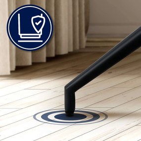 Jedálenská stolička Somers - látka - hnedá