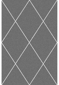 Koberec Royal Rhombs dark grey/cream 160x230cm