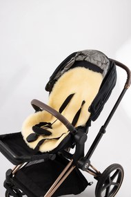 Podložka do kočíka z pravej kože Relugan