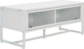 XXXLutz LAVICA NA TOPÁNKY, biela, 95/40/41 cm P & B - Online Only drobný nábytok - 008181080002