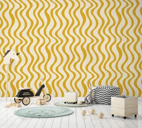 Fototapeta - Žlté vlny (147x102 cm)