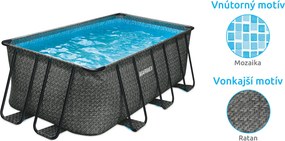 Marimex | Bazén Marimex Florida Premium 2,15x4,00x1,22 m bez príslušenstva - motív RATAN | 10340215