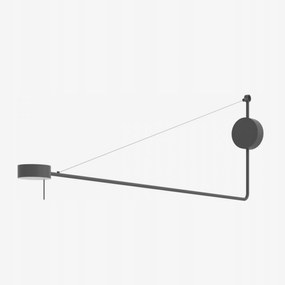 Lucis nástenné svietidlo Omnia 9,6W Led 4000K akrylátové sklo čierna SR1.K2.O