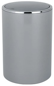 WENKO 22562100 - Kôš INCA 18,5x25,5 cm sivý/lesklý chróm