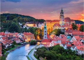 Obraz - Český Krumlov (70x50 cm)