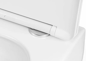 Rea Richard Tornado, závesná WC misa 490x360x325 mm + WC sedadlo z duroplastu, biela lesklá, REA-C4802