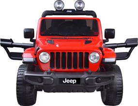 JOKOMISIADA Autíčko na batériu Jeep Wrangler Rubicon PA0223 CZ červený