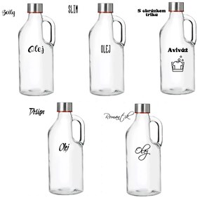 Fľaša na dochucovadlá, oleje a iné tekutiny, 0,5 l
