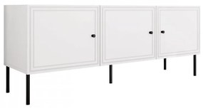 TV Stolík/Skrinka Bis 150 3D, Farby: čierna