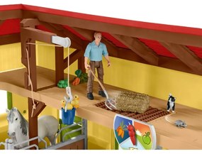 Schleich 42485 Stajňa pre kone s príslušenstvom, 60 x 40 x 29,5 cm