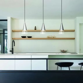 Ideal Lux - LED Luster na lanku CONO 1xGU10/7W/230V pr. 15 cm chróm