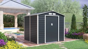 Záhradný domček G21 GAH 407 - 213 x 191 cm, antracitový