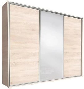 Skriňa Silver dub sonoma 255 cm