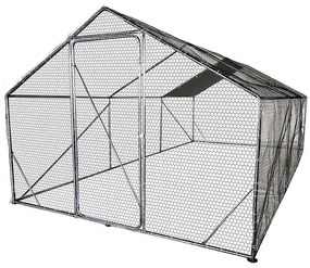 Kovová klietka na hydinu  300x600x220 cm