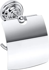 Bemeta Design RETRO chróm: Držiak toaletného papiera, s krytom - 144312012