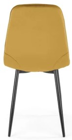 Jedálna stolička KINDREL 1 ks žltá