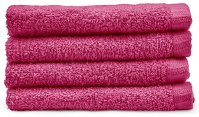 Tmavoružové rýchloschnúce bavlnené uteráky v súprave 4 ks 30x30 cm Quick Dry – Catherine Lansfield