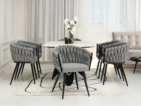 Stolička Roza (sivá + čierna). Vlastná spoľahlivá doprava až k Vám domov. 1111265