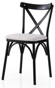 Súprava jedálenských stoličiek Ekol White and Black, 2 ks