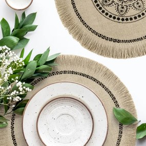 Podložka pod tanier ELSA naturálna (6 ks)