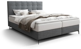 Jednolôžková posteľ 120 cm Infernus Comfort (tmavosivá) (s roštom, s úl. priestorom). Vlastná spoľahlivá doprava až k Vám domov. 1082362
