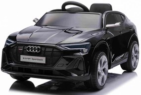 RAMIZ Elektrické autíčko - Audi E-Tron Sportback - čierne - motor 4x25W - batéria 12V/7Ah -2023