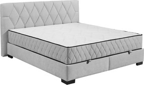 XXXLutz AMERICKÁ POSTEĽ, 180/200 cm, svetlosivá MID.YOU - Online Only spálne - 002220053814