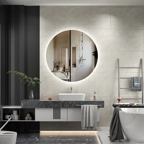Erga Sofia, okrúhle LED zrkadlo 120cm, 2760 lm, 3 farby svetla, ERG-V01-207-1212