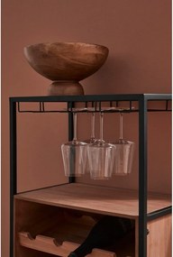 Vinotéka v prírodnej farbe počet fliaš 12, 51x91x30 cm Isaac – Yes Everyday