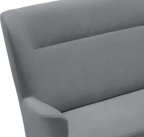 Dvojmiestna pohovka Next, šedá látka