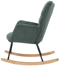 Zelené hojdacie kreslo Elza – Støraa