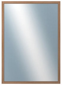 DANTIK - Zrkadlo v rámu, rozmer s rámom 50x70 cm z lišty KASSETTE orech (2862)