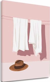 Obraz na plátne Pastelová Bielizeň - Moderný Motív