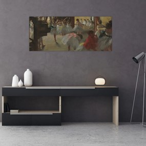 Obraz - Edgar Degas, The Dance Class, reprodukcia (120x50 cm)