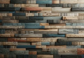 Fototapeta - Drevená stena (147x102 cm)