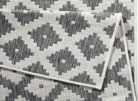 NORTHRUGS - Hanse Home koberce Kusový koberec Twin-Wendeteppiche 103126 grau creme - 80x150 cm