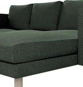 Poťah na sedačku Norsborg s ležadlom - 3 os. farba produktu zelená látka zapletaná