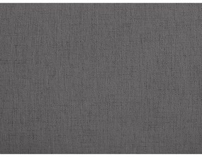 Tmavosivá čalúnená dvojlôžková posteľ s úložným priestorom/bez čela s roštom 180x200 cm Inera – Bobochic Paris