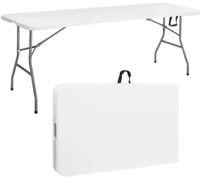 Skladací cateringový stôl 240 cm Springos GF0050 - biely