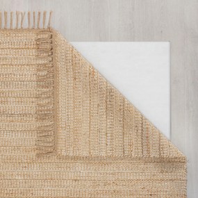 Flair Rugs koberce Kusový koberec Levi Chenille Jute Natural - 120x170 cm