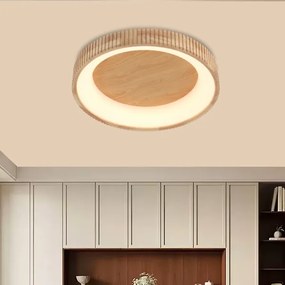 Brilagi - LED stropné svietidlo FALCON WOOD MODERN LED/40W/230V pr. 60 cm, drevené