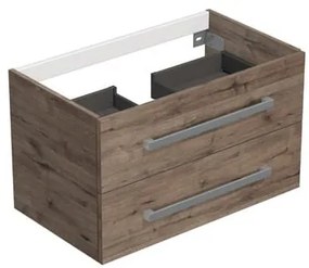 Kúpeľňová skrinka bez umývadla Naturel Cube 80x76,5x46 cm dub wellington mat CUBE4680ZDWBU