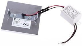 Schodiskové LED svietidlo Capri, 1x LED 0,6w, 3000k, s